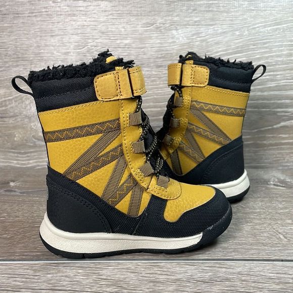 Merrell Snow Crush 2.0 Jr Waterproof -25f 200gr Wheat Leather Toddler Sz 5 Boots - Picture 3 of 13